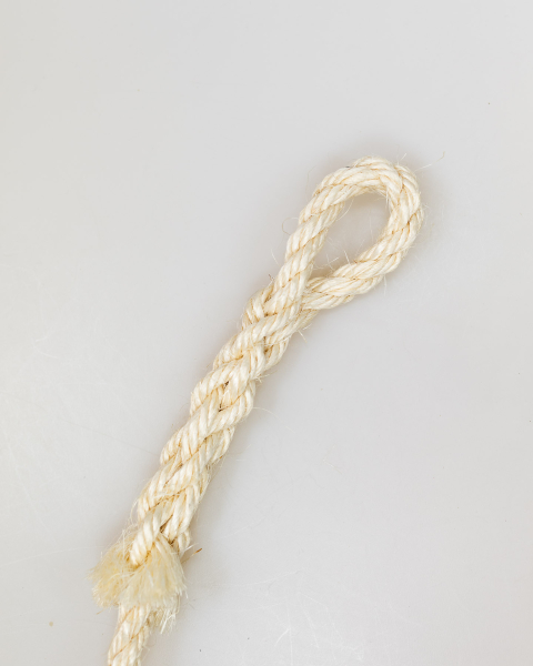 Bindestrick mit Schlaufe / Sisal, dm= 10 mm, L= 1,5 m Bindestrick mit Schlaufe / Sisal, dm= 10 mm, L= 1,5 m